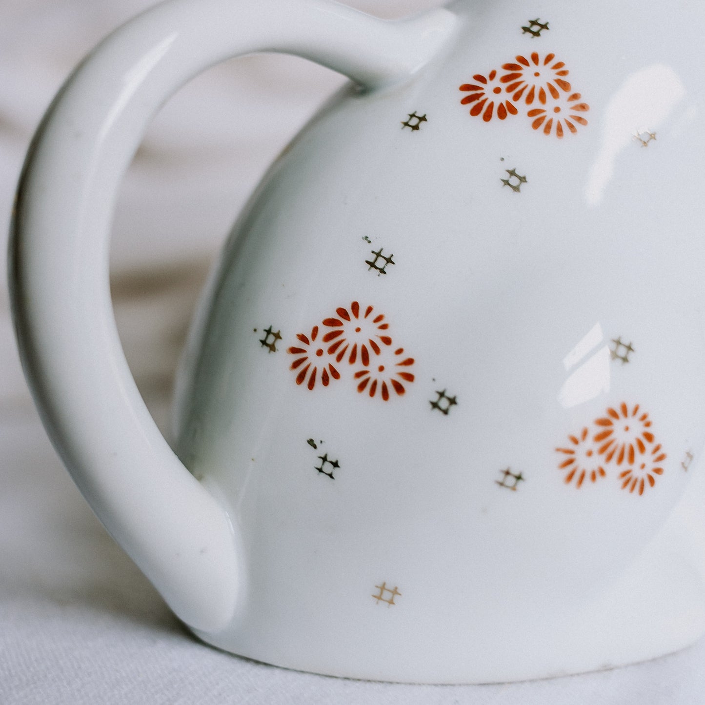 Chinese Lucky Cat with Koi Teapot