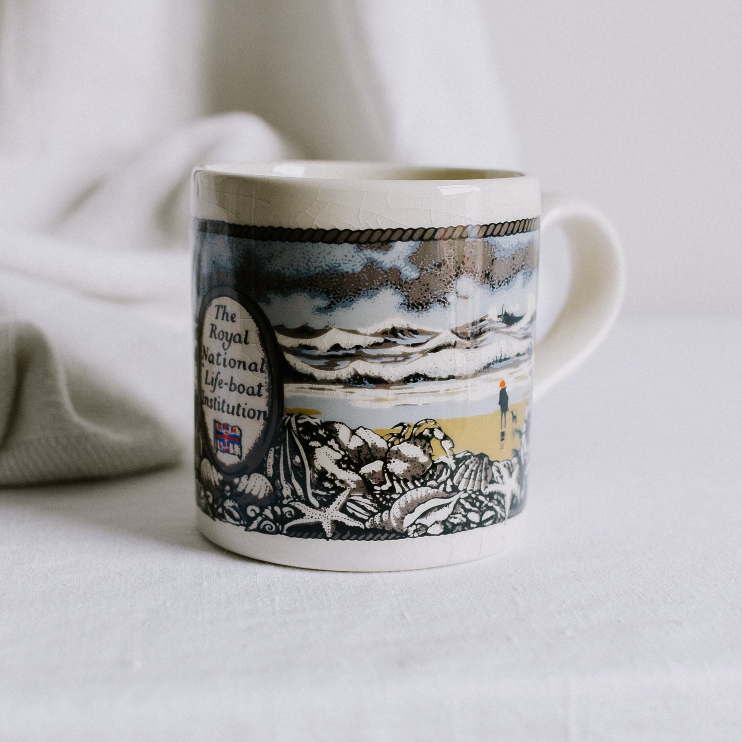 RNLI "Winter" Boncath Pottery Mug