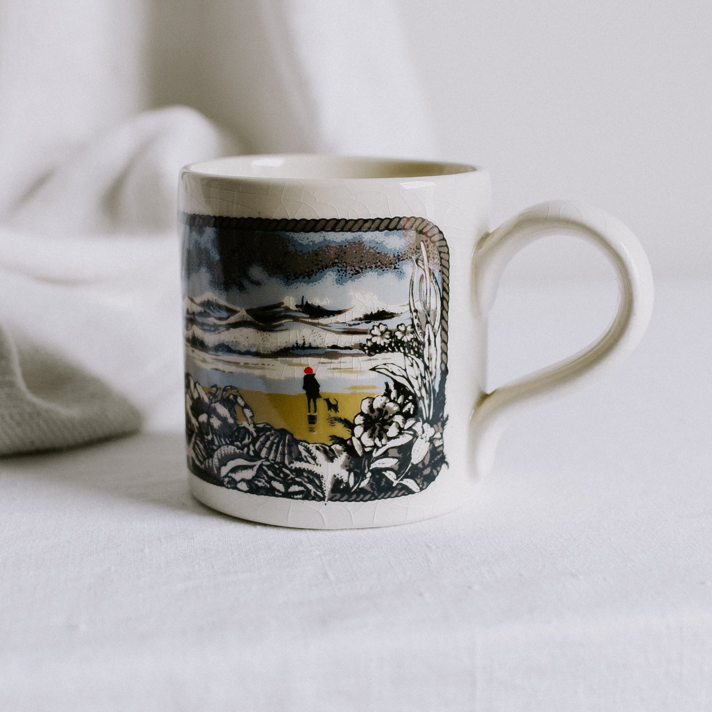 RNLI "Winter" Boncath Pottery Mug