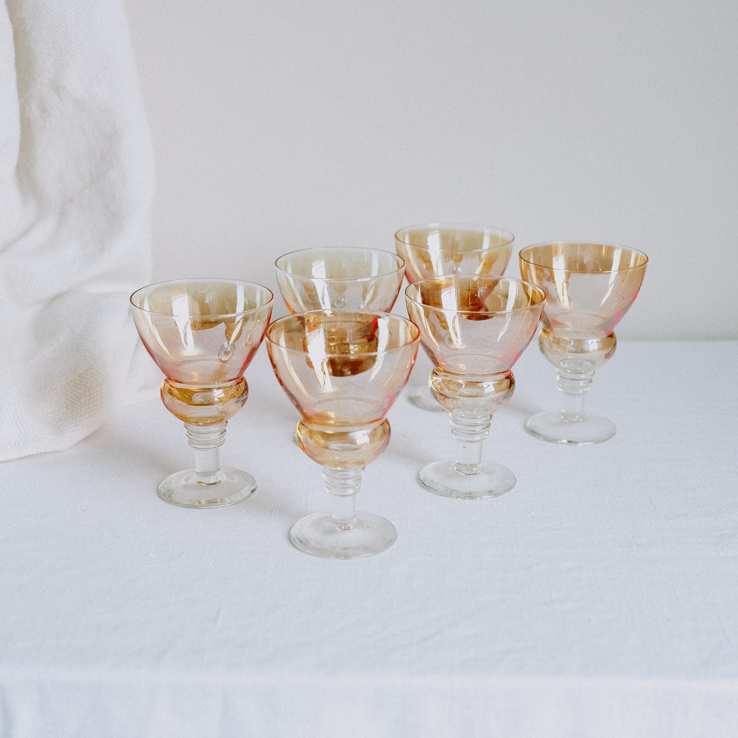 Mid Century Aperitif Glasses - Set of 6