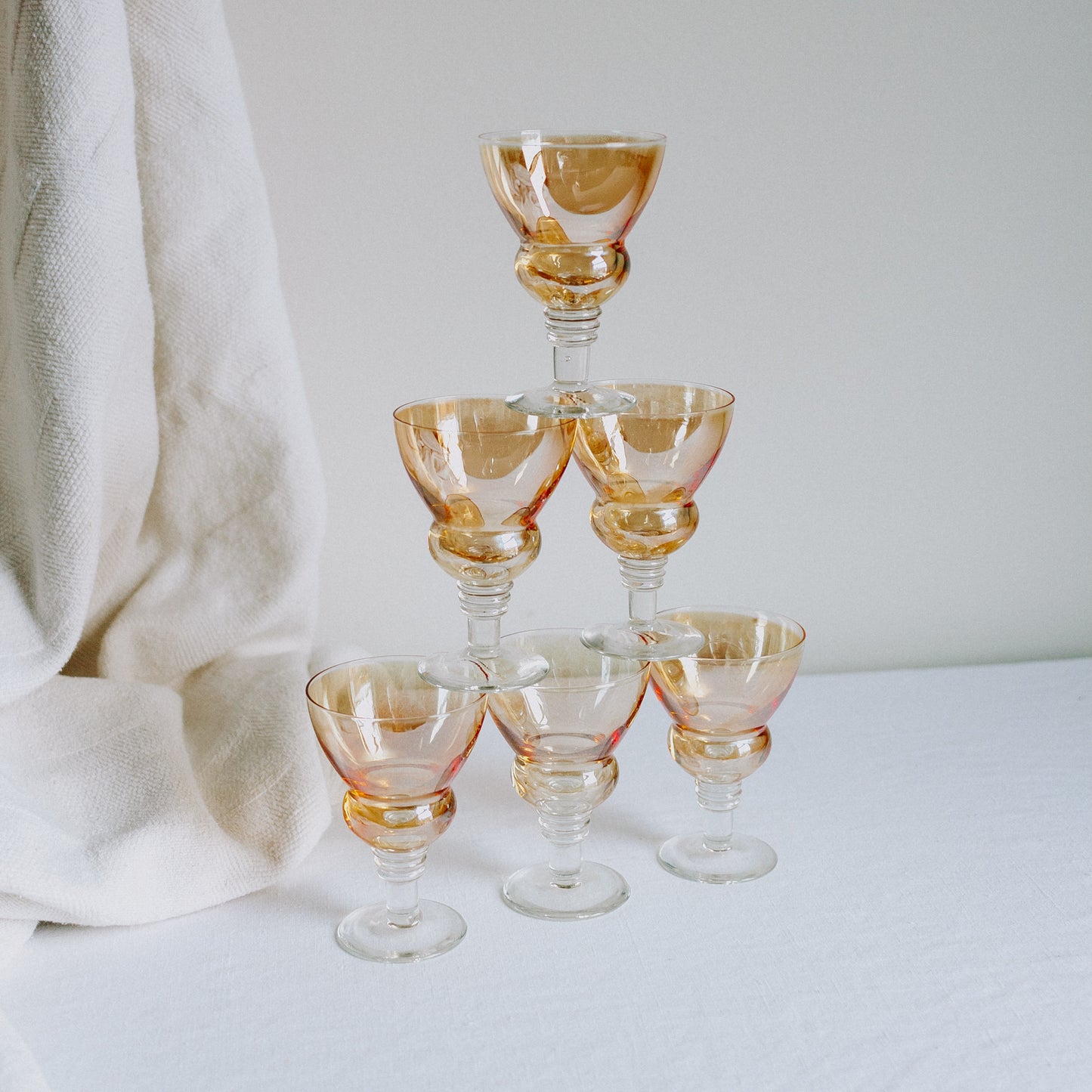 Mid Century Aperitif Glasses - Set of 6