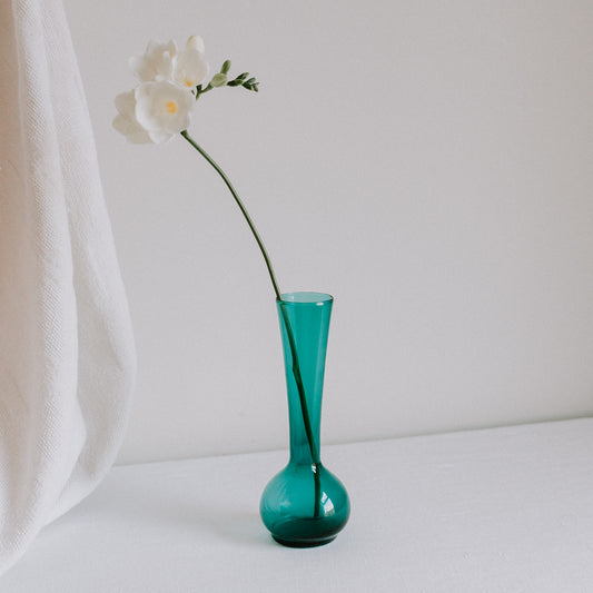 Italian Teal Vase